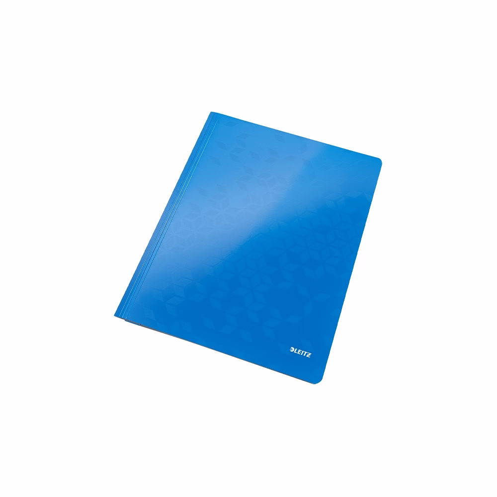 Gyorsfűző LEITZ Wow A/4 laminált karton kék
