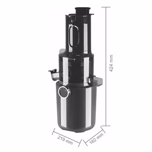 Gyümölcscentrifuga HOME HGSJ200 200W fekete
