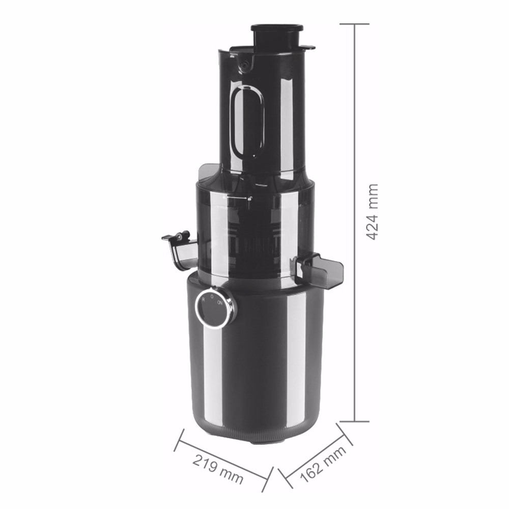 Gyümölcscentrifuga HOME HGSJ200 200W fekete