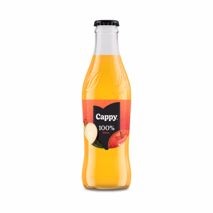 Gyümölcslé CAPPY Alma 100% üveges 0,25L DRS