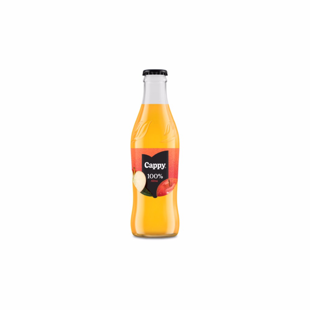 Gyümölcslé CAPPY Alma 100% üveges 0,25L DRS