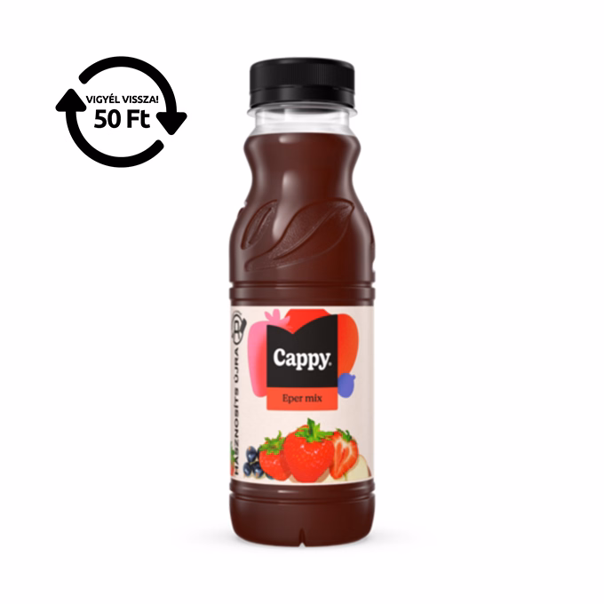 Gyümölcslé CAPPY Eper mix 35%-os 0,33L DRS Gyümölcslé CAPPY Eper mix 35%-os 0,33L DRS