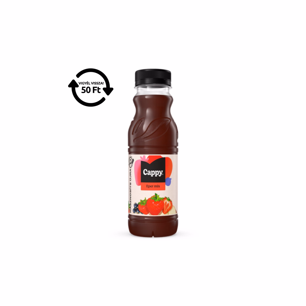 Gyümölcslé CAPPY Eper mix 35%-os 0,33L DRS Gyümölcslé CAPPY Eper mix 35%-os 0,33L DRS