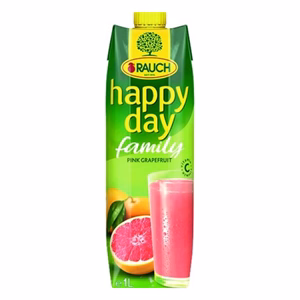 Gyümölcslé  HAPPY DAY Family pink day grapefruit 1L
