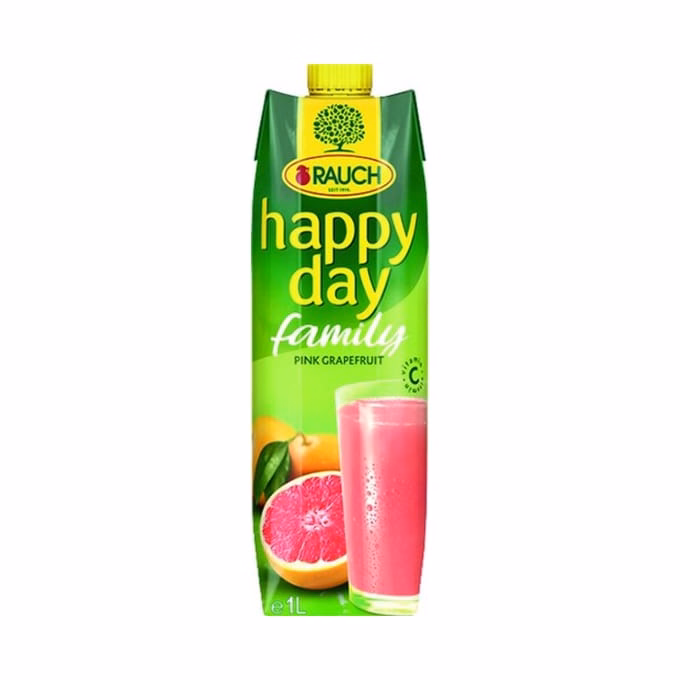 Gyümölcslé  HAPPY DAY Family pink day grapefruit 1L