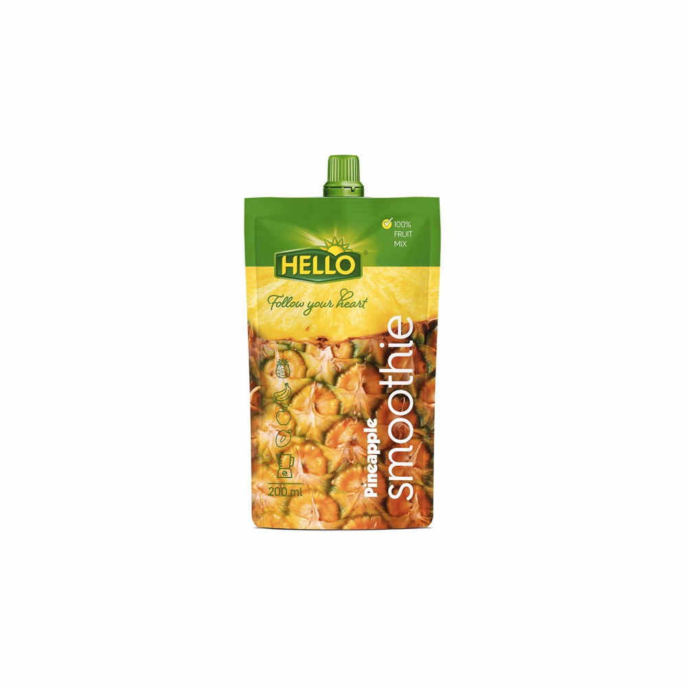 Gyümölcslé HELLO Smoothie ananász 200 ml
