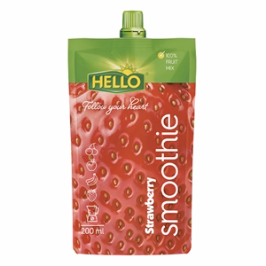 Gyümölcslé HELLO Smoothie eper 200 ml