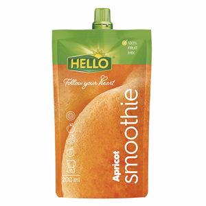 Gyümölcslé HELLO Smoothie sárgabarack 200 ml