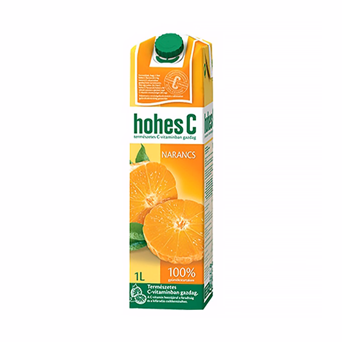 Gyümölcslé HOHES C Classic narancs 100%-os 1L