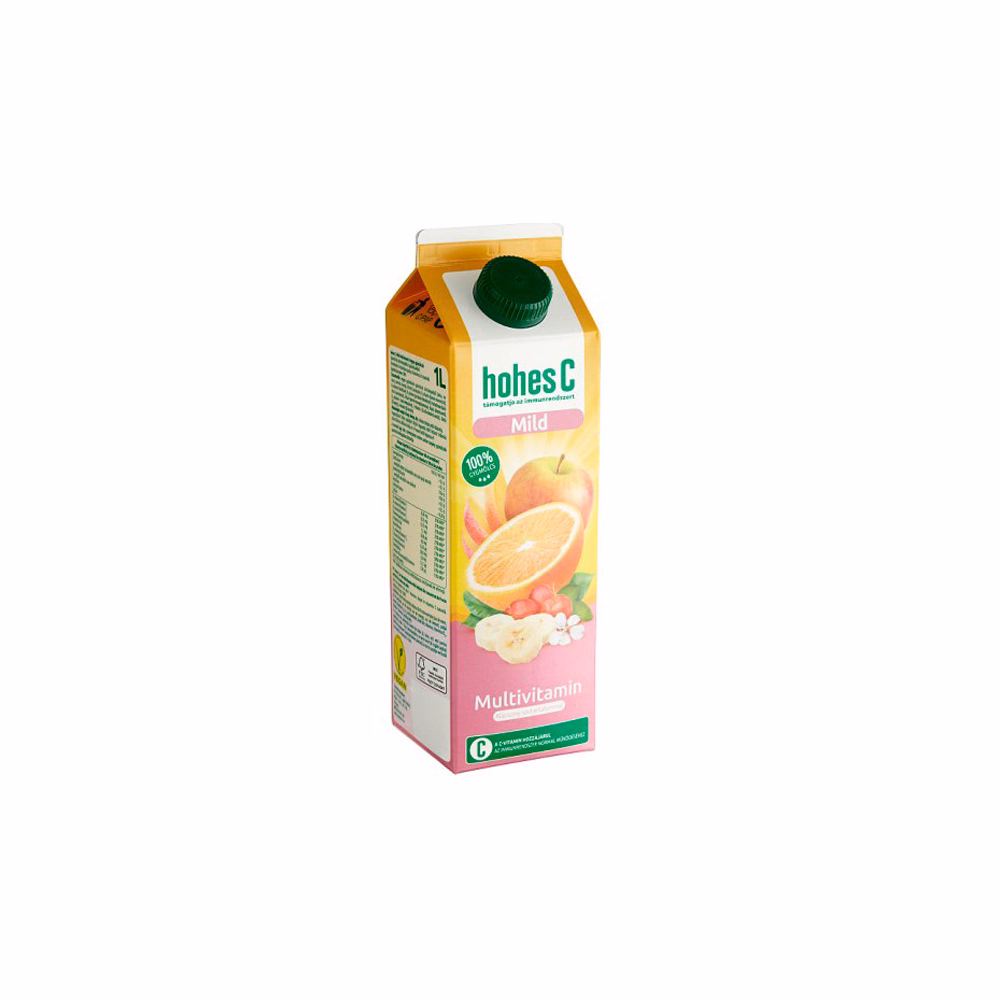 Gyümölcslé HOHES C Mild Multivitamin 100% 1L