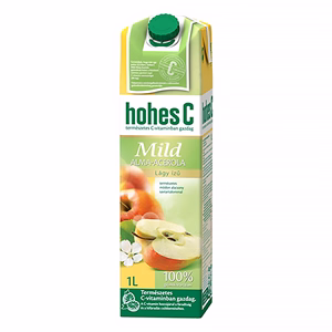 Gyümölcslé HOHES C Mild alma-acerola 100%-os 1L