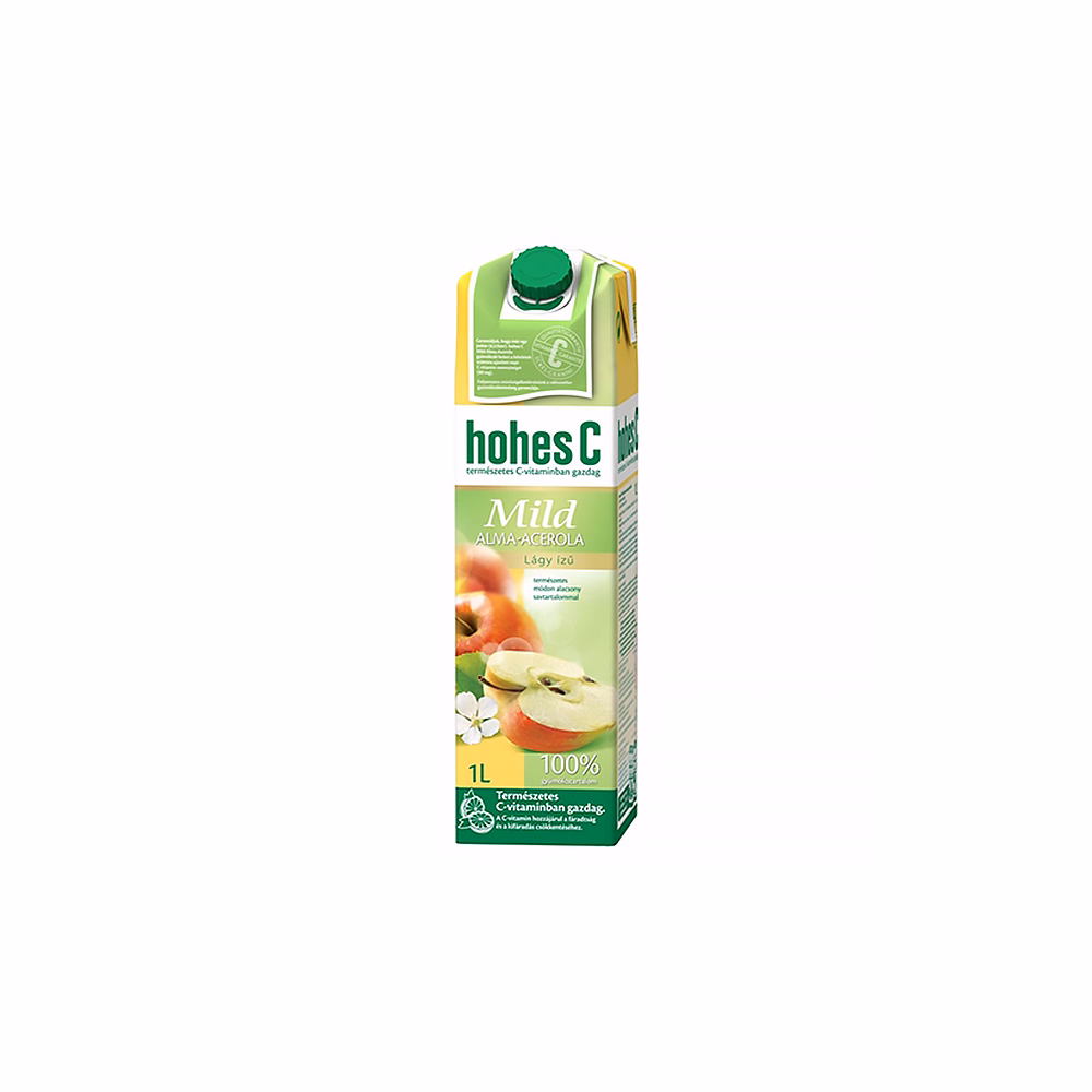 Gyümölcslé HOHES C Mild alma-acerola 100%-os 1L