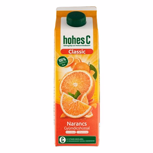 Gyümölcslé HOHES C Narancs-Acerola gyümölcshús 100% 1L