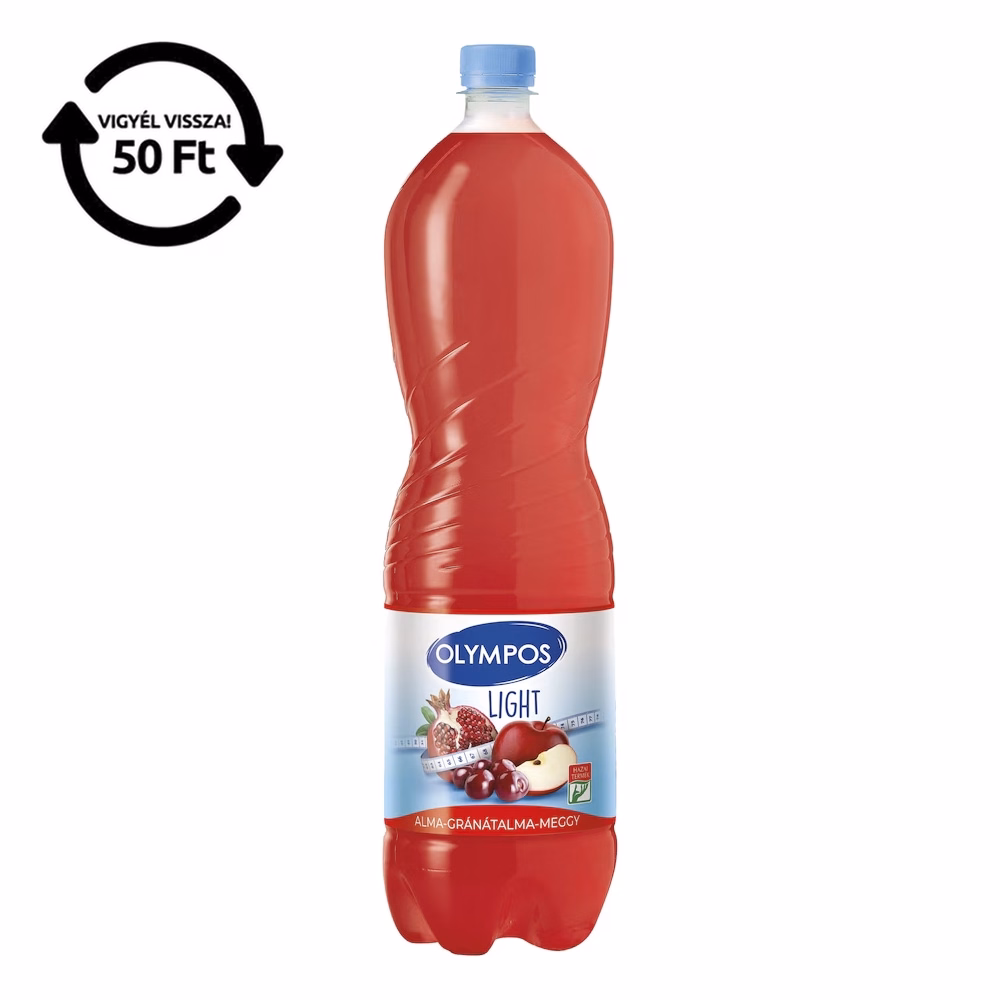 Gyümölcslé OLYMPOS Alma-gránátalma-meggy light 1,5L DRS