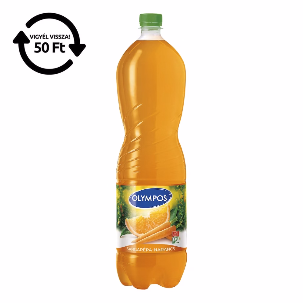 Gyümölcslé OLYMPOS Sárgarépa-narancs 1,5L DRS