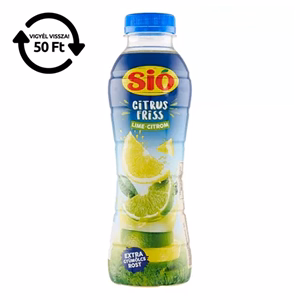 Gyümölcslé SIÓ CitrusFriss Lime Citrom 12% 0,4L DRS