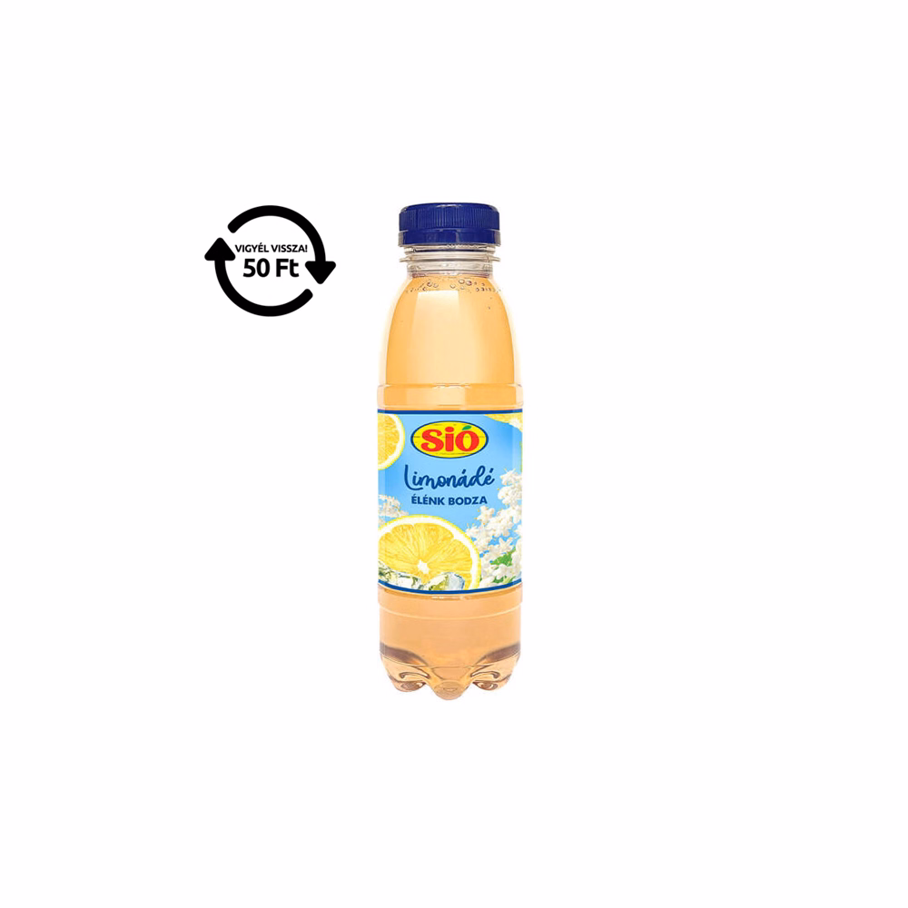 Gyümölcslé SIÓ Limonádé Bodza 0,4L DRS