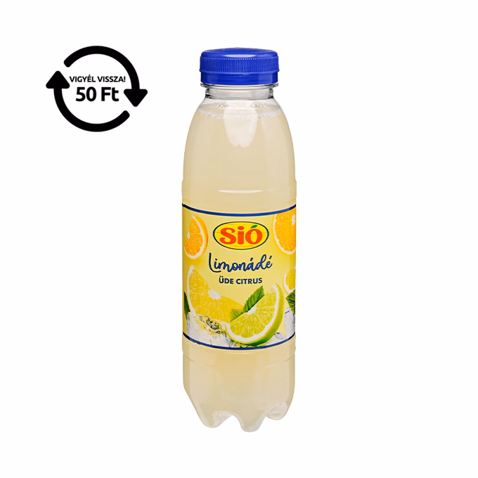Gyümölcslé SIÓ Limonádé ÜdeCitrus 0,4L DRS