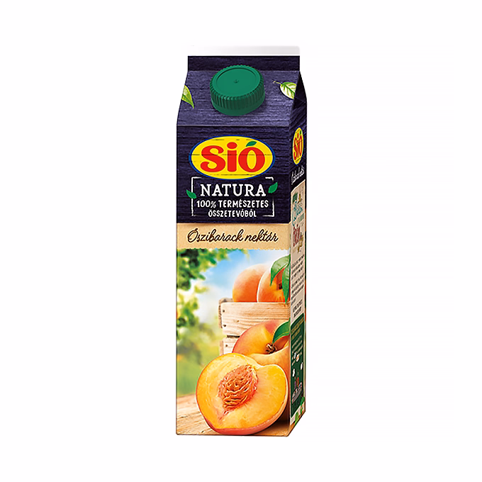 Gyümölcslé SIÓ Natura őszibarack 50%-os 1L