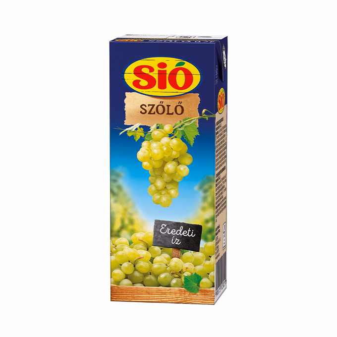 Gyümölcslé SIÓ Szőlő 12% 0,2L