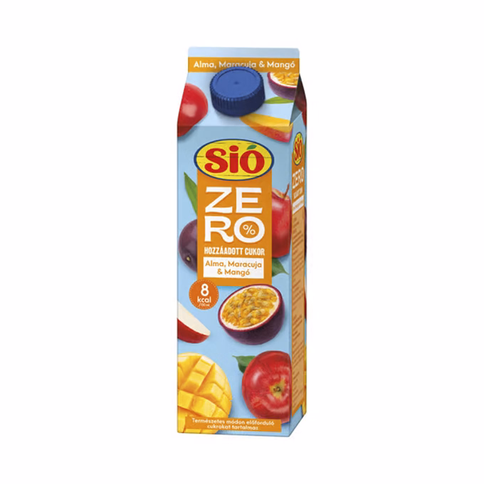 Gyümölcslé SIÓ Zero Alma-Mangó-Maracuja 20% 1L