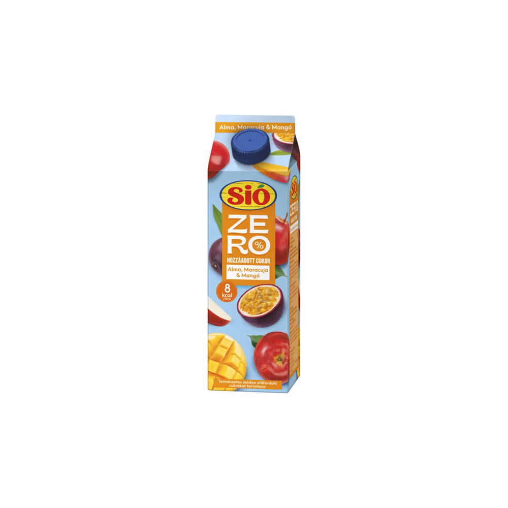 Gyümölcslé SIÓ Zero Alma-Mangó-Maracuja 20% 1L