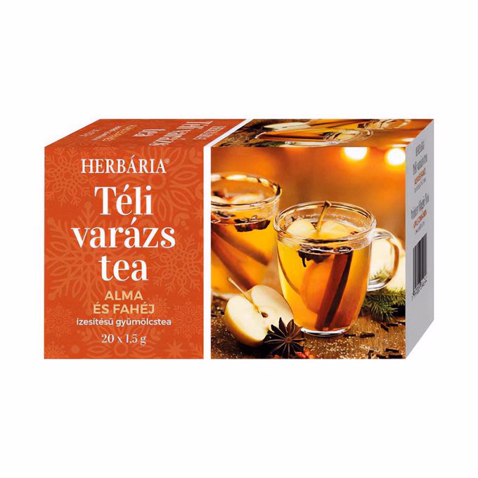 Gyümölcstea HERBÁRIA Téli Varázs Alma-Fahéj 20 filter/doboz