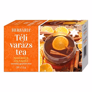Gyümölcstea HERBÁRIA Téli Varázs Narancs-Fahéj 20 filter/doboz