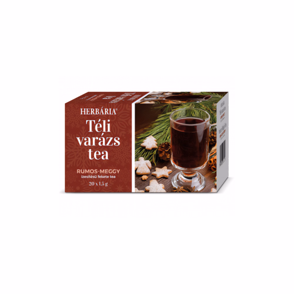 Gyümölcstea HERBÁRIA Téli Varázs Rumos meggy 20 filter/doboz