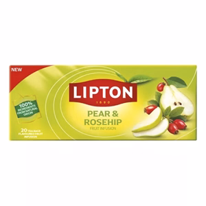 Gyümölcstea LIPTON Körte-csipkebogyó 20 filter/doboz