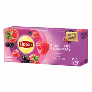 Gyümölcstea LIPTON Málna-Bodza 20 filter/doboz
