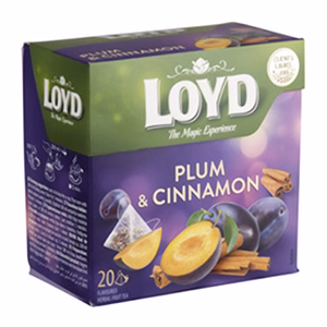 Gyümölcstea LOYD Piramis szilva-fahéj 20x2 g