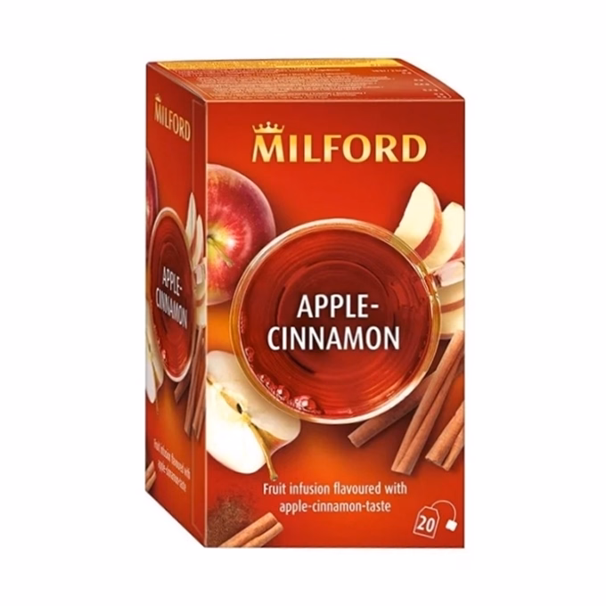 Gyümölcstea MILFORD alma és fahéj 20 filter/doboz