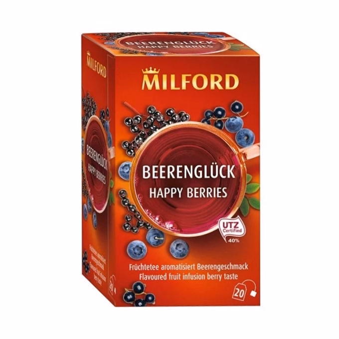 Gyümölcstea MILFORD bogyósgyümölcs 20 filter/doboz