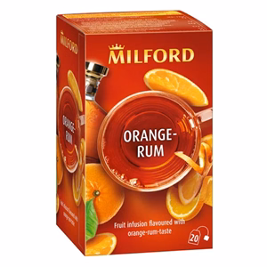Gyümölcstea MILFORD narancs és rum 20 filter/doboz Gyümölcstea MILFORD narancs és rum 20 filter/doboz