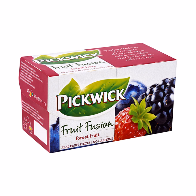 Gyümölcstea PICKWICK Fruit Fusion erdei gyümölcs 20 filter/doboz