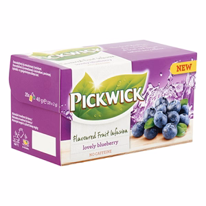 Gyümölcstea PICKWICK Fruit Fusion fekete áfonya 20 filter/doboz