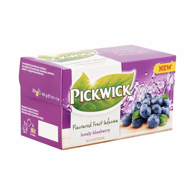 Gyümölcstea PICKWICK Fruit Fusion fekete áfonya 20 filter/doboz