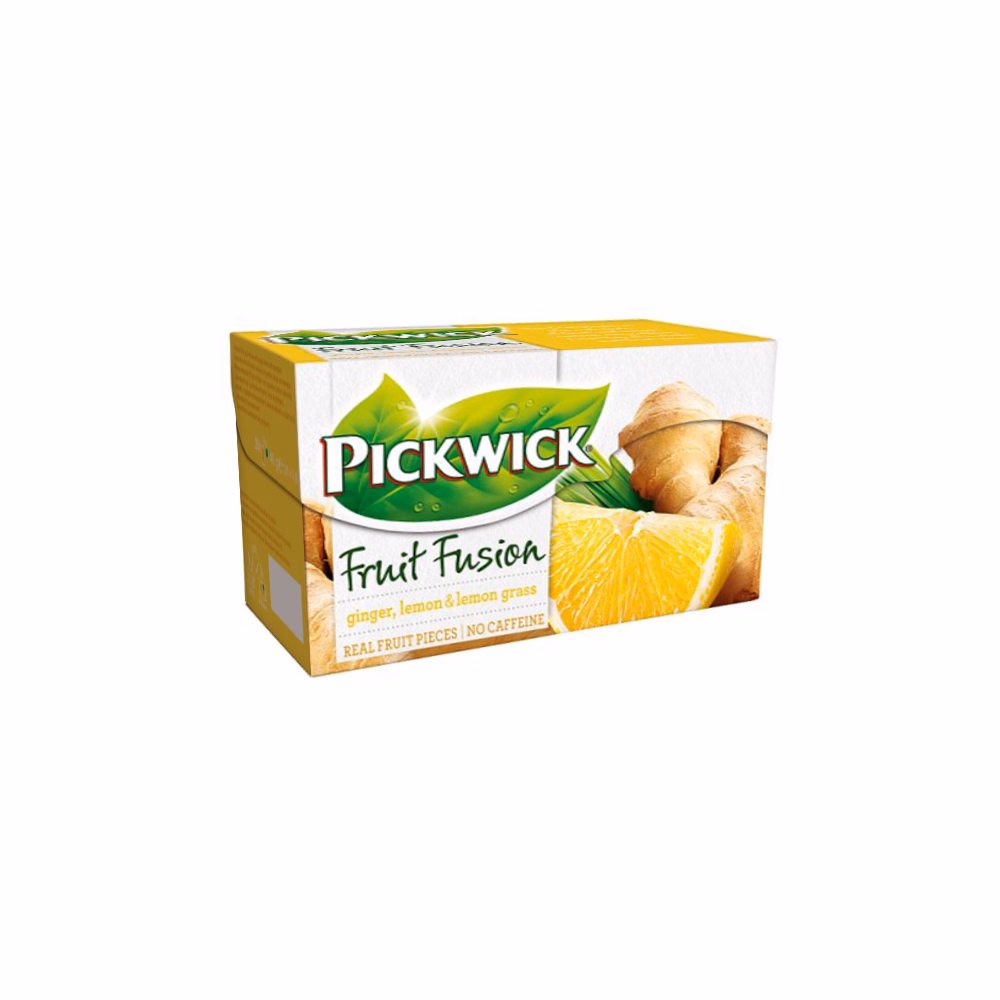 Gyümölcstea PICKWICK Fruit Fusion gyömbér-citrom 20 filter/doboz