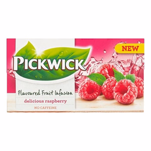 Gyümölcstea PICKWICK Fruit Fusion málna 20 filter/doboz