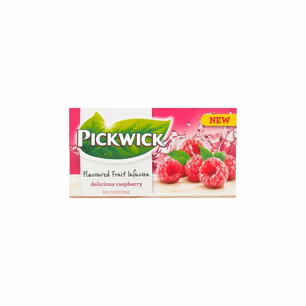 Gyümölcstea PICKWICK Fruit Fusion málna 20 filter/doboz