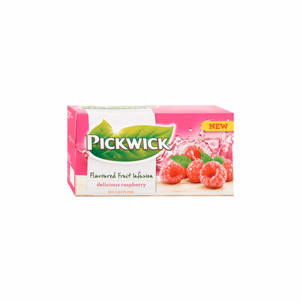 Gyümölcstea PICKWICK Fruit Fusion málna 20 filter/doboz