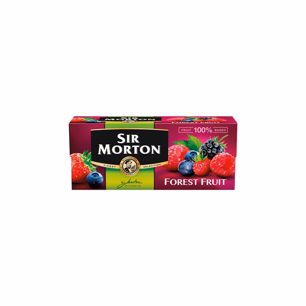 Gyümölcstea SIR MORTON erdeigyümölcs 20 filter/doboz