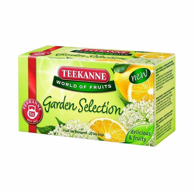Gyümölcstea TEEKANNE Garden Selection bodza-citrom 20x2,5 g