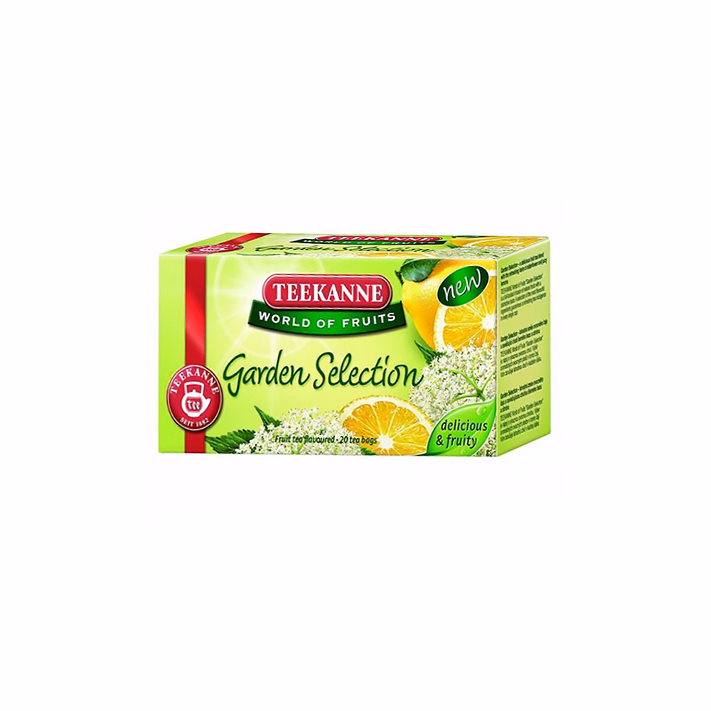 Gyümölcstea TEEKANNE Garden Selection bodza-citrom 20x2,5 g