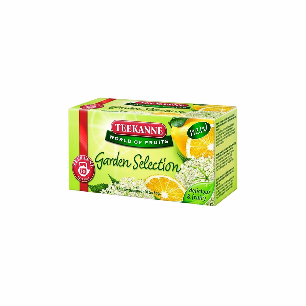 Gyümölcstea TEEKANNE Garden Selection bodza-citrom 20x2,5 g