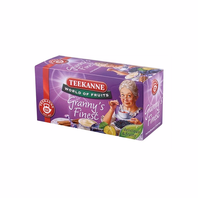 Gyümölcstea TEEKANNE Granny Finnest szilvás-fahéjas