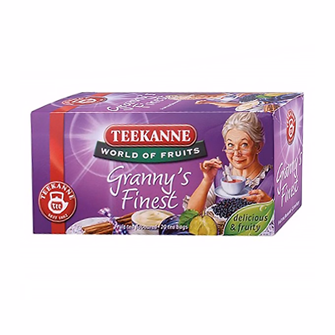 Gyümölcstea TEEKANNE Granny Finnest szilvás-fahéjas