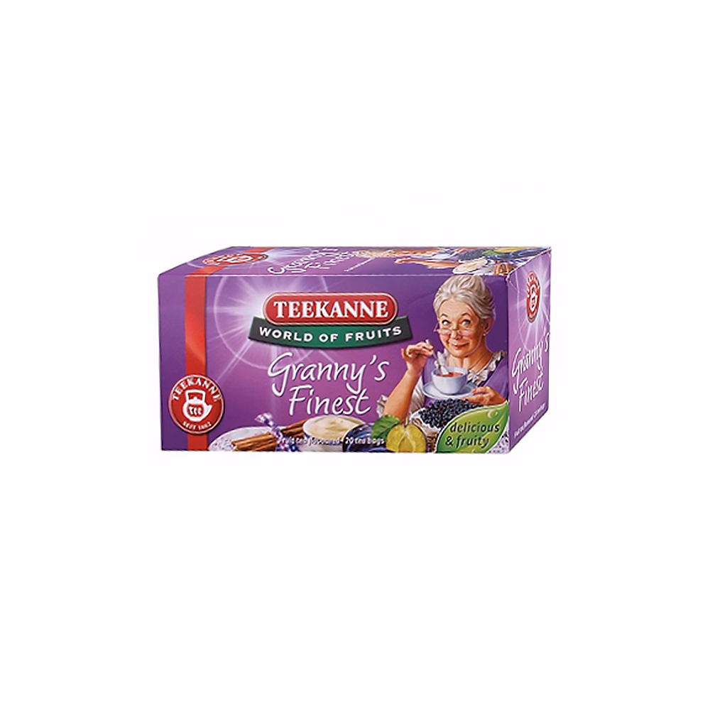 Gyümölcstea TEEKANNE Granny Finnest szilvás-fahéjas