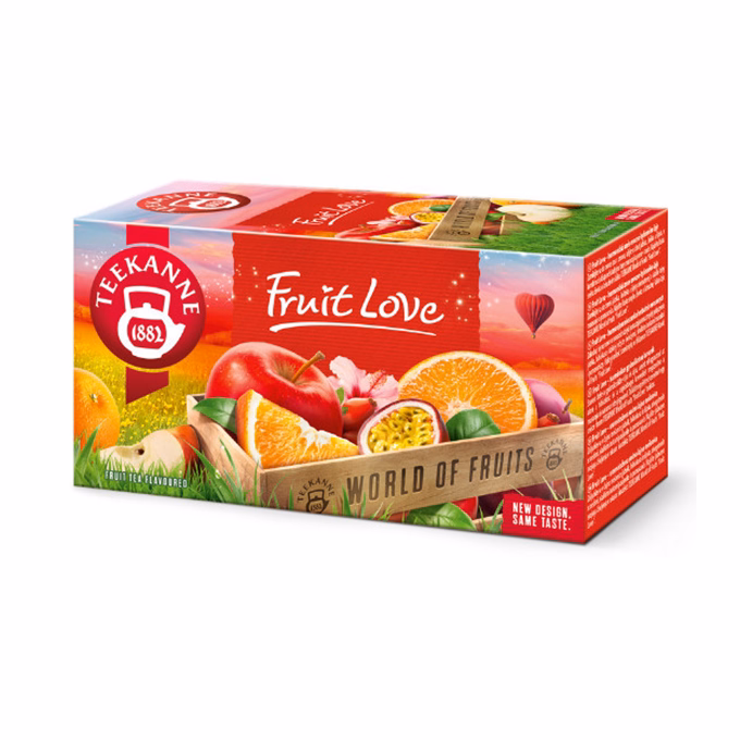 Gyümölcstea TEEKANNE World of Fruit Fruit Love maracuja-narancs 12 filter/doboz